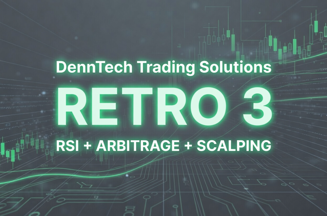 “DennTech Crypto Trading Bot – RSI Strategy, Arbitrage, and Scalping trading dashboard”
