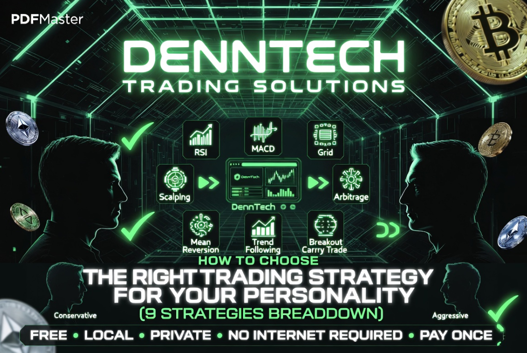 Denntech Trading Solutions: How to Choose the Right Trading Strategy for Your Personality (9 Strategies Breakdown).